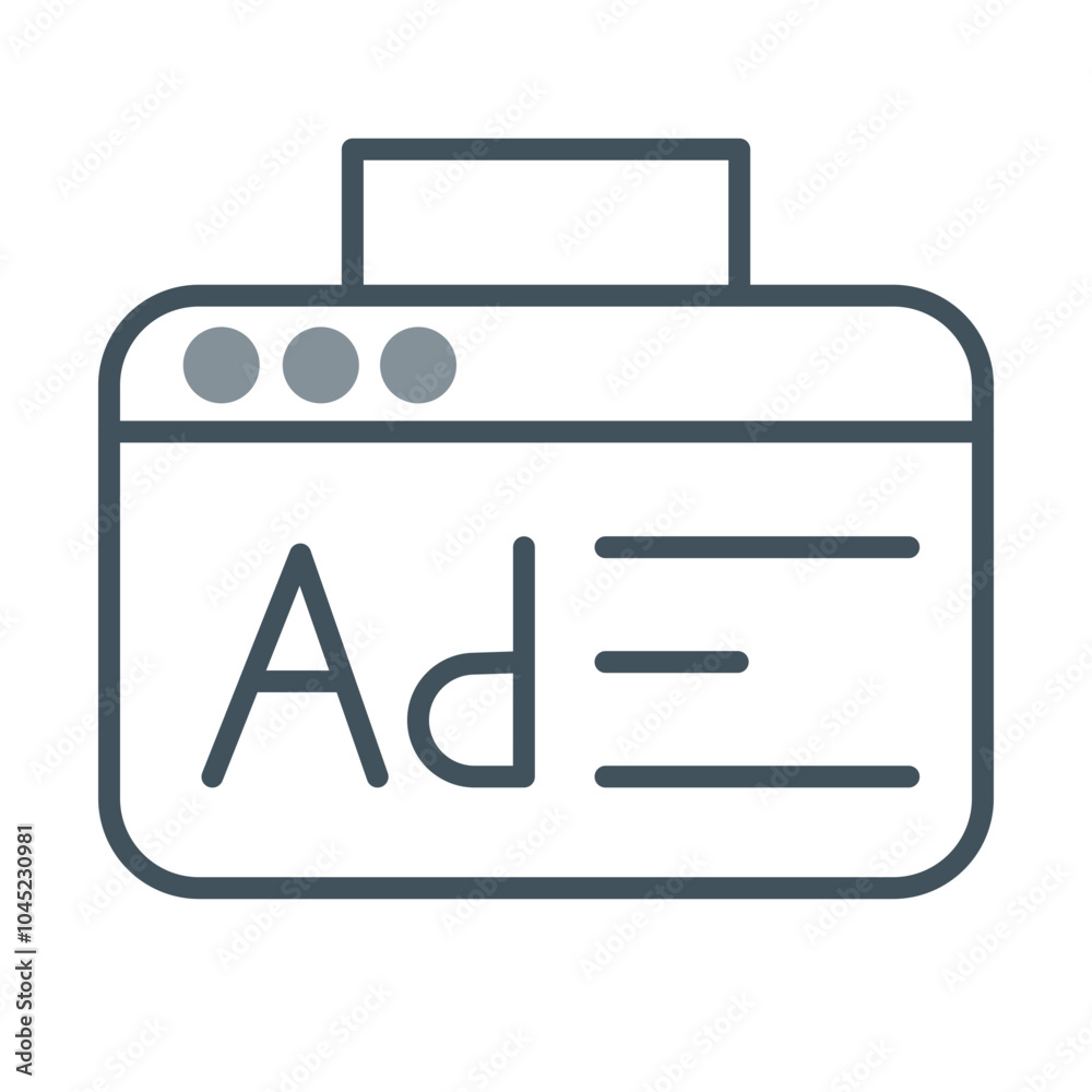 Advertisement Icon Design Advertisement Icon Design