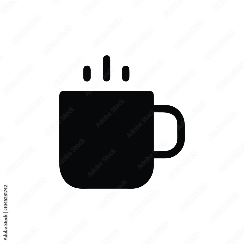 Coffee Mug Silhouette Design Vector Illustration Clipart Eps Coffee Mug Silhouette Design Vector Illustration Clipart Eps
