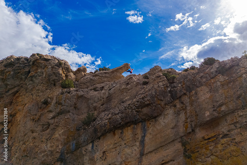 Aerial view of the Sierra Espuña regional park, Murcia region, Spain photo