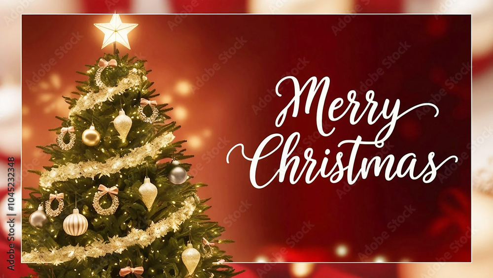 Merry Christmas Magic, Premium Decorations with Glowing Tree, Ornaments, Twinkling Lights, and Scripted Greeting Merry Christmas Magic, Premium Decorations with Glowing Tree, Ornaments, Twinkling Lights, and Scripted Greeting