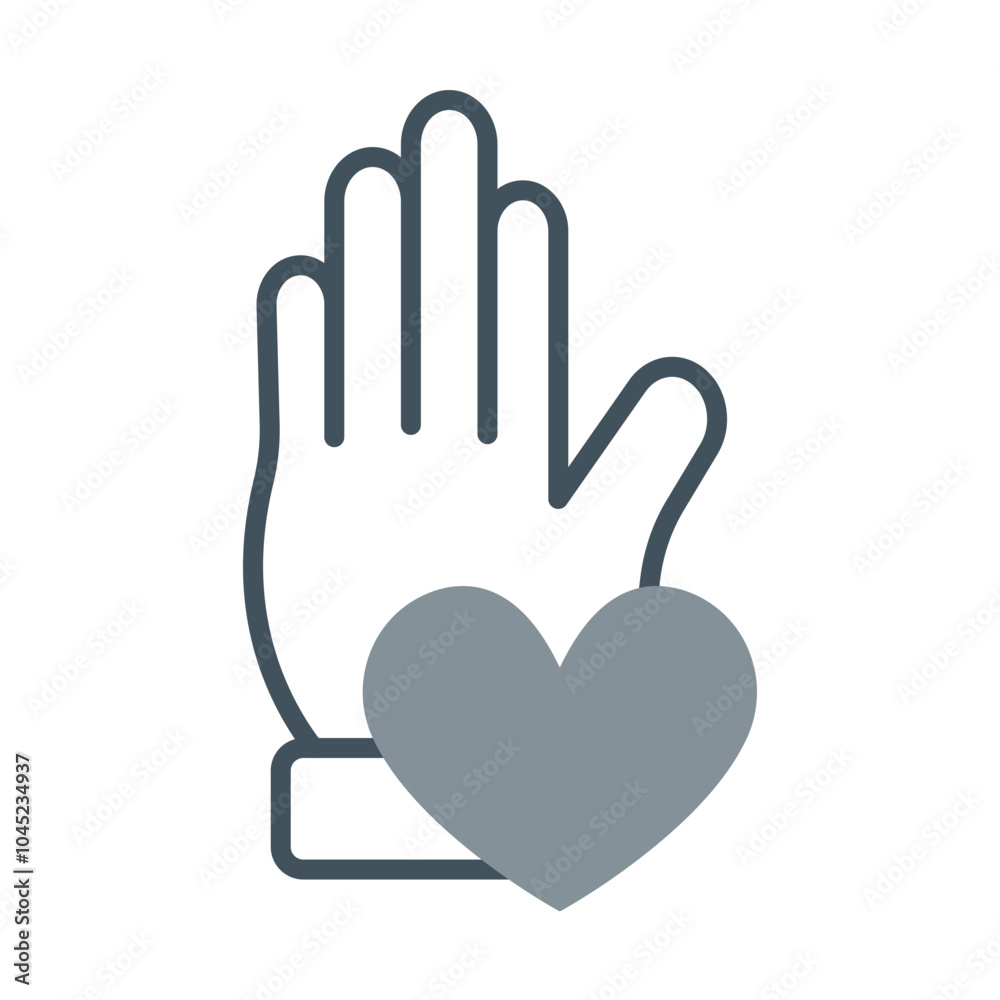 Helping Hand Icon Design Helping Hand Icon Design