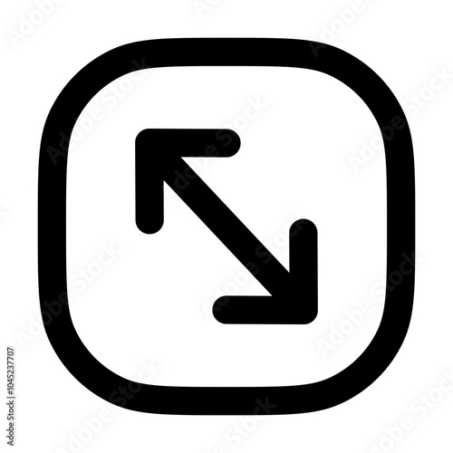 maxi, maxi icons, maxi   icon editable stroke outline icon isolated on white background flat vector illustration. Pixel perfect. 64 x 64.