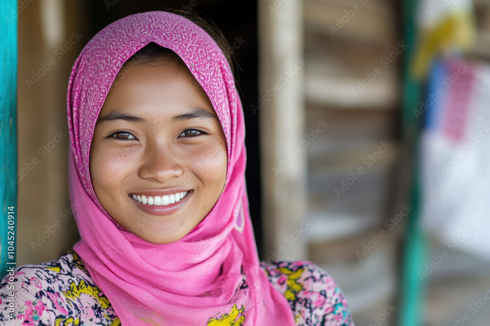 Malay woman wearing sami gakti northern europe traditional cloth Malay woman wearing sami gakti northern europe traditional cloth