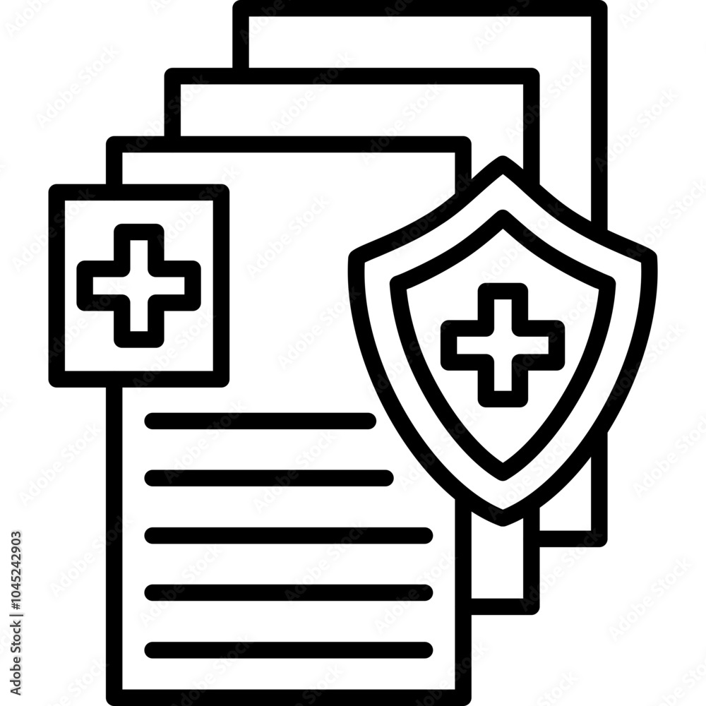 Obraz premium Insurance Icon