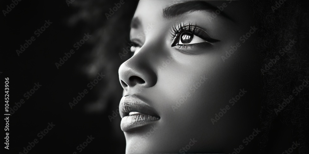 Portrait of a Young Woman Emphasizing Authenticity Portrait of a Young Woman Emphasizing Authenticity