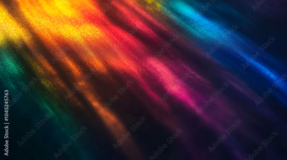 Prismatic light rays. Prismatic light rays.