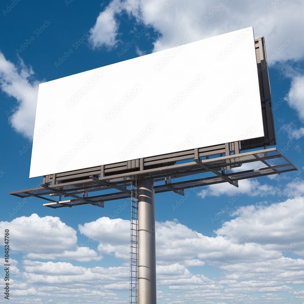 blank billboard on blue sky blank billboard on blue sky