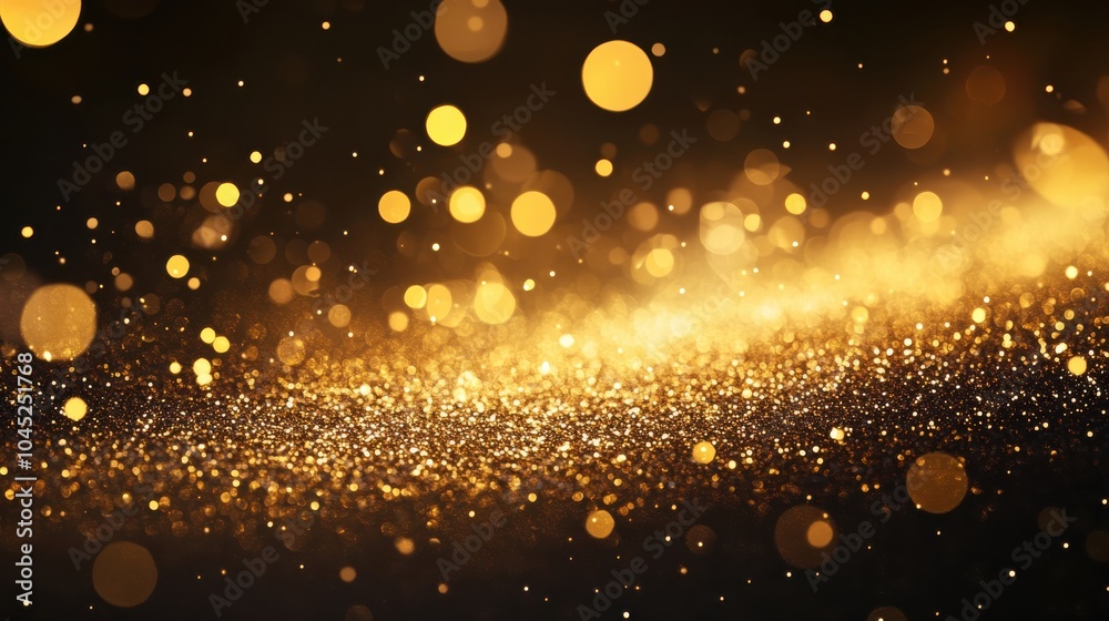 A shimmering gold glitter background, with small, reflective particles catching the light and creating a festive, celebratory atmosphere. A shimmering gold glitter background, with small, reflective particles catching the light and creating a festive, celebratory atmosphere.