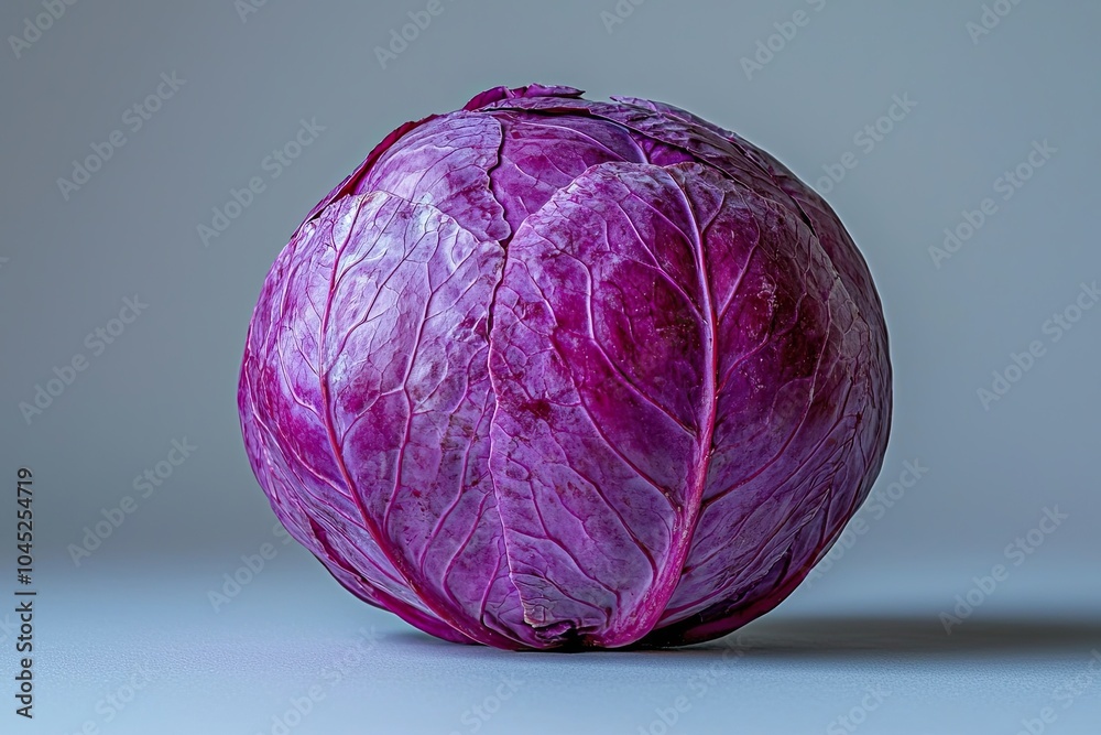 Close-up of a fresh purple cabbage Close-up of a fresh purple cabbage