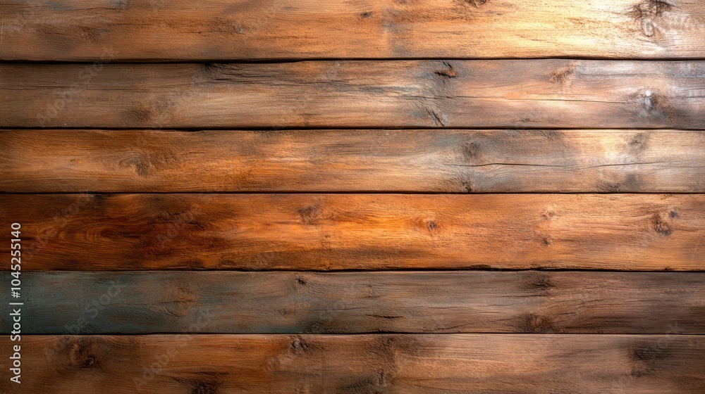 Naklejka premium Warm and inviting textures of natural wood a close-up of beautifully finished wooden planks ideal for interior design and crafting projects.