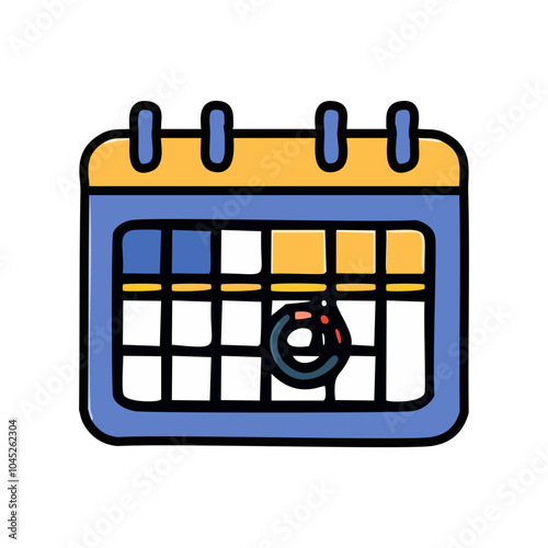 calendar reminder date isolated icon vector illustration design