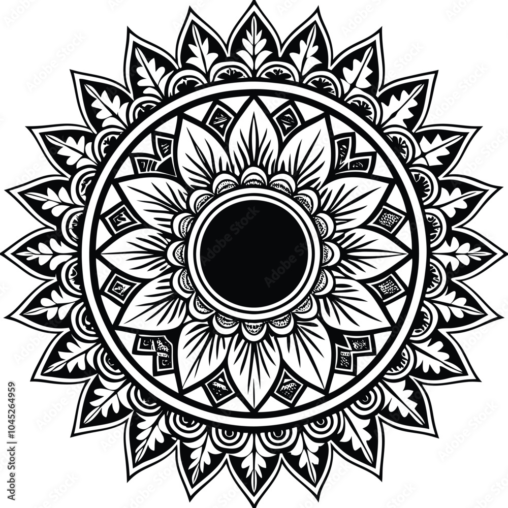 abstract floral ornament abstract floral ornament