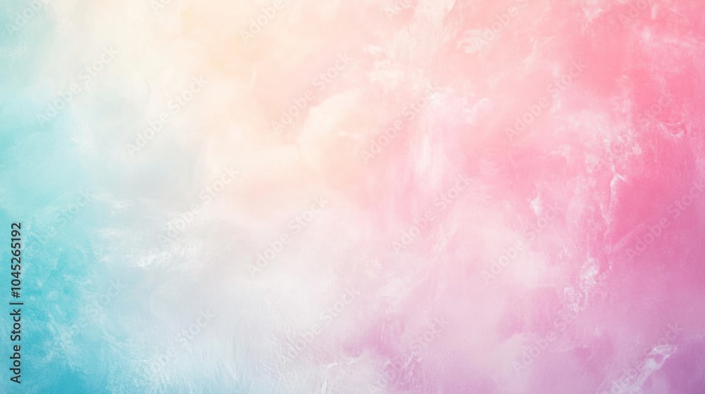 Fototapeta premium Bright pastel background with soft tones and clean, minimalist studio lighting for a fresh look.