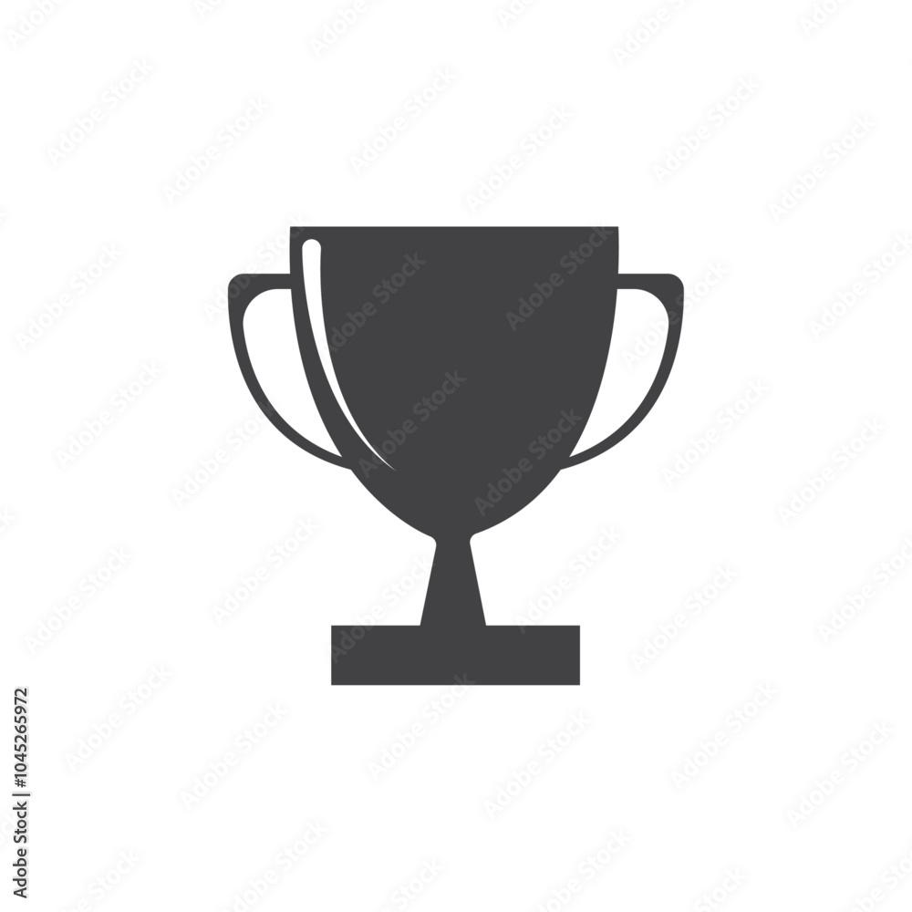 Trophy icon Symbol mark in filled style Trophy icon Symbol mark in filled style