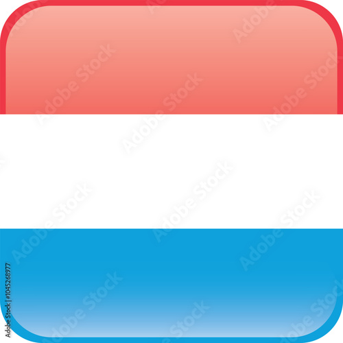 Free Download Cube shaped national flag of the European country of LUXEMBOURG - GFXLoad