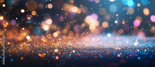 Christmas Glow Banner: Festive lights for New Year's Eve night