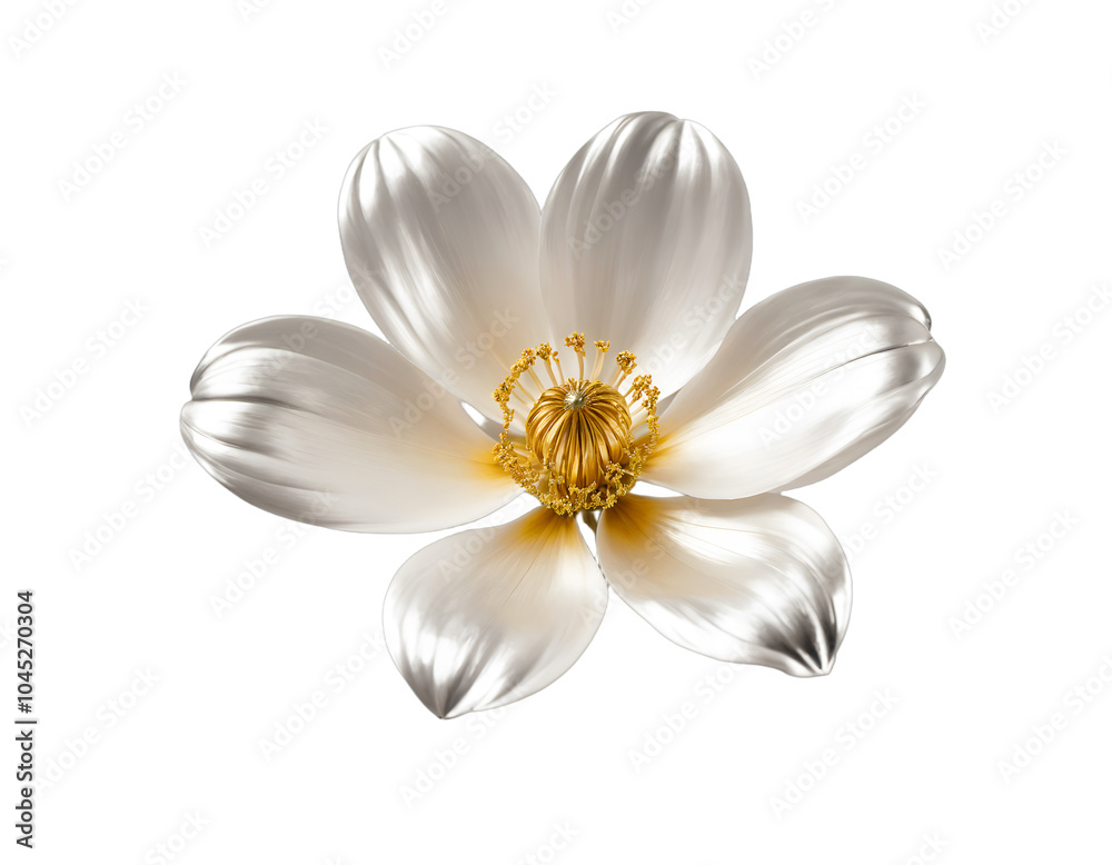 white flower isolated on transparent background white flower isolated on transparent background