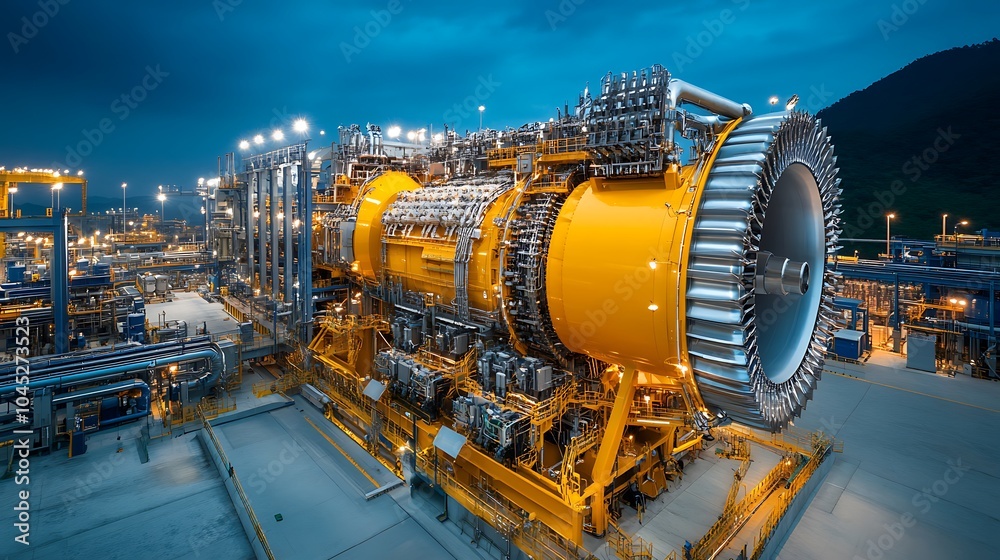 Gas Turbines
These turbines convert the energy from burning gas into mechanical or electrical energy for plant operations. Gas Turbines
These turbines convert the energy from burning gas into mechanical or electrical energy for plant operations.