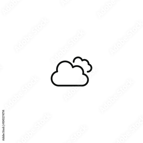 Weather icon. Weather icon set. Linear style.