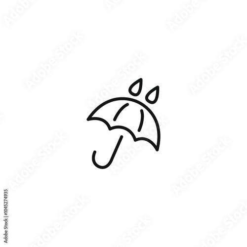 Weather icon. Weather icon set. Linear style.