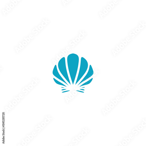 Sea shell logo inspiration. shilouete pearl shell icons Vector illustration. Shell vector icon