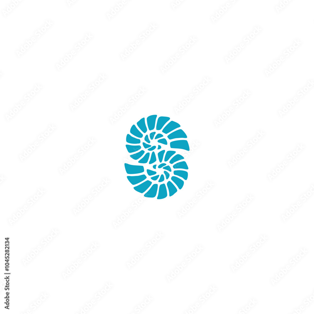 Sea shell logo inspiration. twins pearl shell icons Vector illustration. Shell vector icon Sea shell logo inspiration. twins pearl shell icons Vector illustration. Shell vector icon