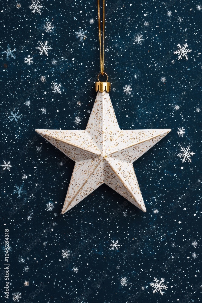 Glowing Star Ornament for Christmas Decoration