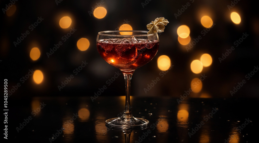 Cosmopolitan cocktail on the table Cosmopolitan cocktail on the table
