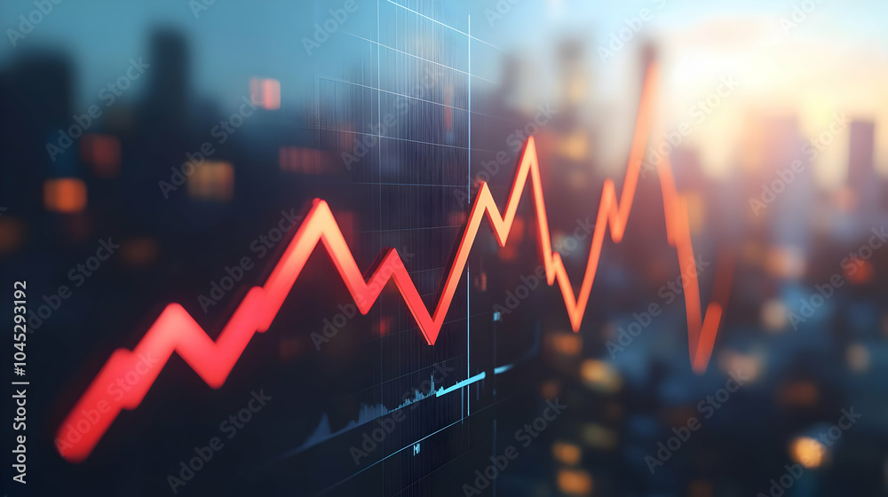 3D Soft Focus Financial Graph with Sharp Upward Arrow Symbolizing Business Growth and Success Wide Shot Blurred Background Detailed Focus on 3D Icon Isolated on White 3D Soft Focus Financial Graph with Sharp Upward Arrow Symbolizing Business Growth and Success Wide Shot Blurred Background Detailed Focus on 3D Icon Isolated on White