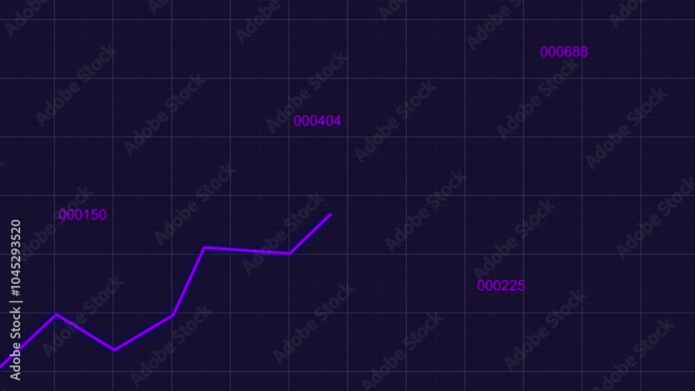 Financial stock market graph.Stock market analysis Financial stock market graph.Stock market analysis