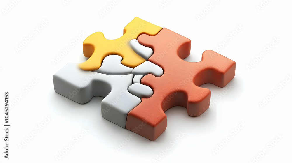 3D Vector Graphic Puzzle Piece Handshake Symbol Strategic Partnerships Minimalistic Design Solid Colors Infographic Collaboration Teamwork Business Alliances Icon 3D Vector Graphic Puzzle Piece Handshake Symbol Strategic Partnerships Minimalistic Design Solid Colors Infographic Collaboration Teamwork Business Alliances Icon