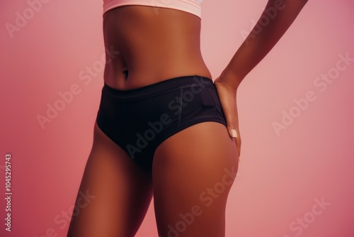 Woman waist underwear lingerie swimwear.