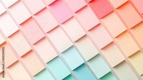 Soft color palette with pastel gradients, perfect for a light and airy minimalist background. photo