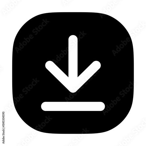       download, download  icons,  download  icon editable stroke outline icon isolated on white background flat vector illustration. Pixel perfect. 64 x 64