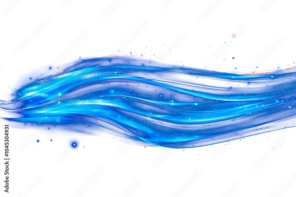 PNG Glowing blue light streaks with sparkling particles, adding a dynamic and futuristic effect, ideal for backgrounds, digital art PNG Glowing blue light streaks with sparkling particles, adding a dynamic and futuristic effect, ideal for backgrounds, digital art