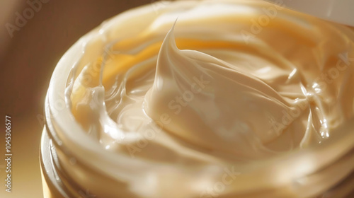 A close-up of collagen cream being massaged into the skin, promoting elasticity and smoothness