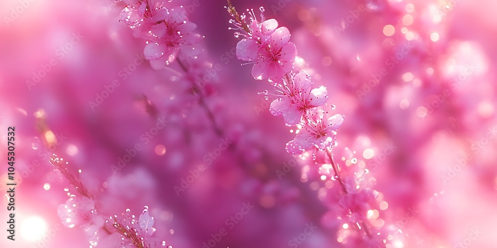 Lush Arrangement of Pink and White Cherry Blossoms Lush Arrangement of Pink and White Cherry Blossoms