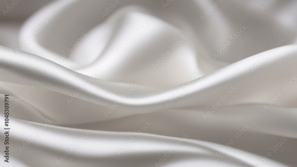 Obraz premium The swaying of white fabric for the background