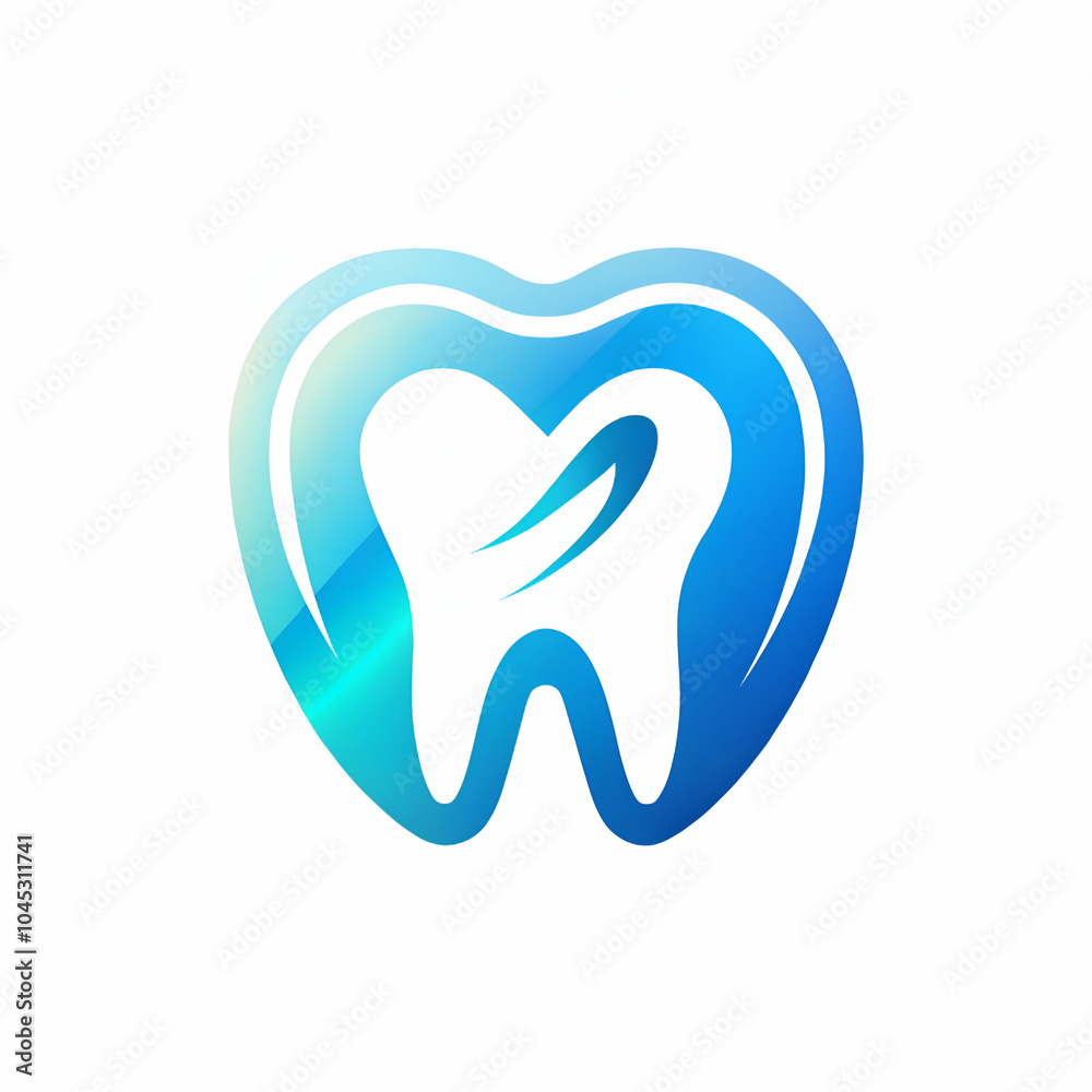 Dental care tooth icon logo design Dental care tooth icon logo design