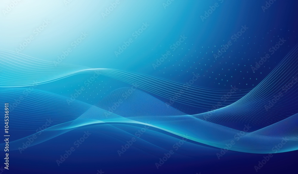 abstract blue background with waves and dots abstract blue background with waves and dots