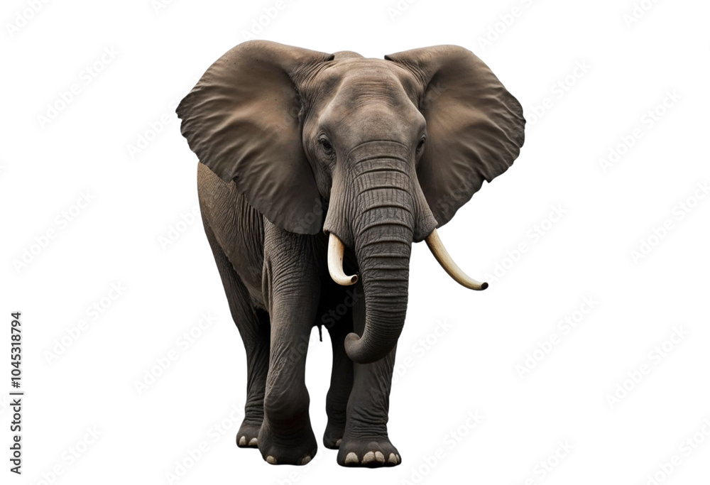 Fototapeta premium elephant isolated on white