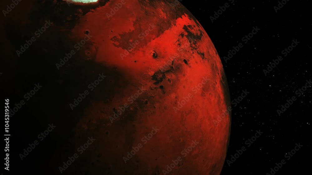 Mars planet, Mars planet animated