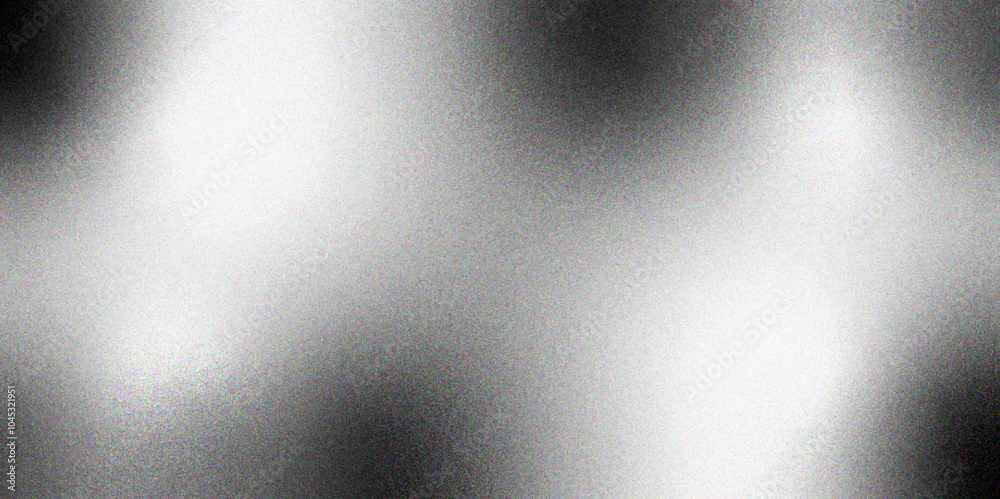 Abstract Background of Black and White Grainy Gradient, Poster header cover backdrop design, Dark grainy banner background  white teal black color gradient, shine bright light and glow template.