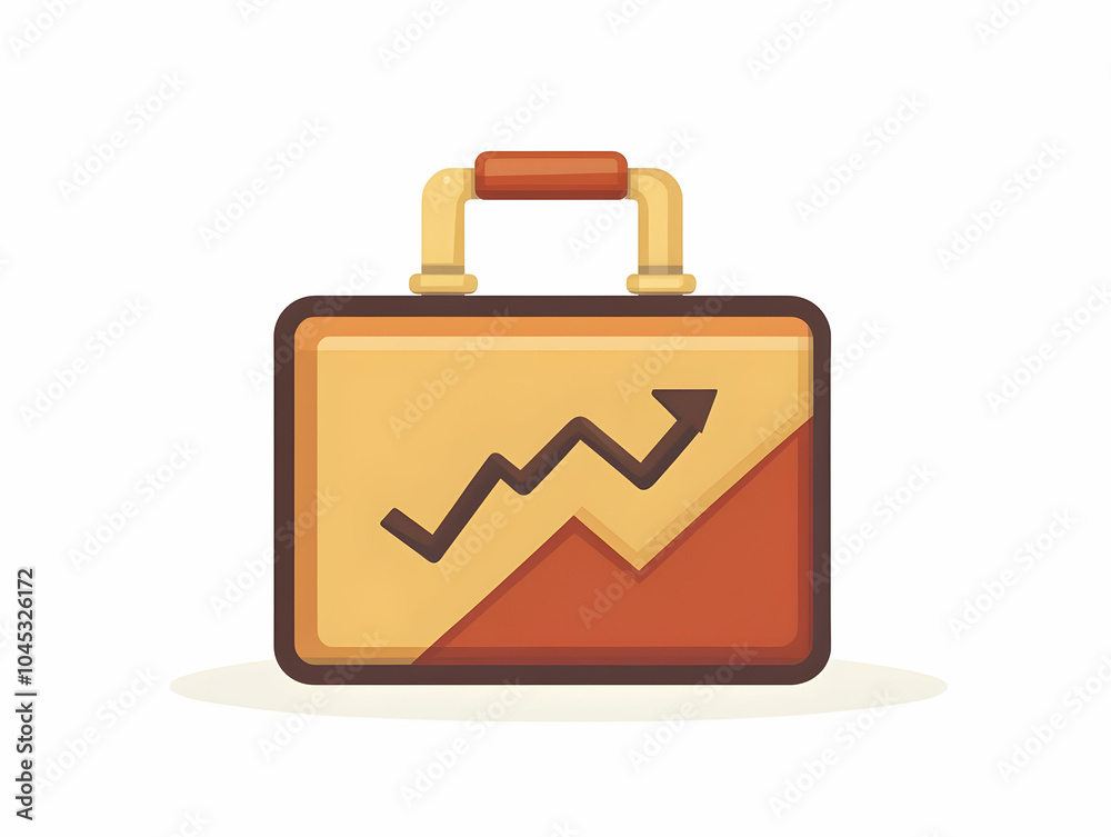 Minimalist Flat Vector Illustration Briefcase Rising Arrow Business Growth Concept Simple Lines Neutral Colors Corporate Success Infographic Entrepreneurial Progress Minimalist Flat Vector Illustration Briefcase Rising Arrow Business Growth Concept Simple Lines Neutral Colors Corporate Success Infographic Entrepreneurial Progress