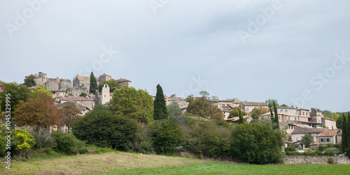 Le village de Bruniquel dans le département du Tarn et Garonne