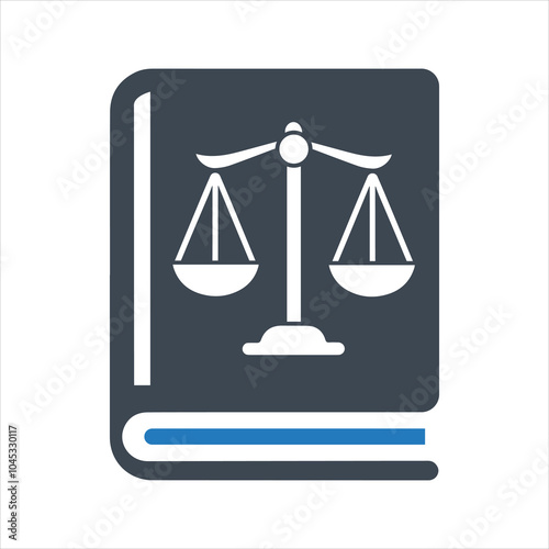 Law book icon