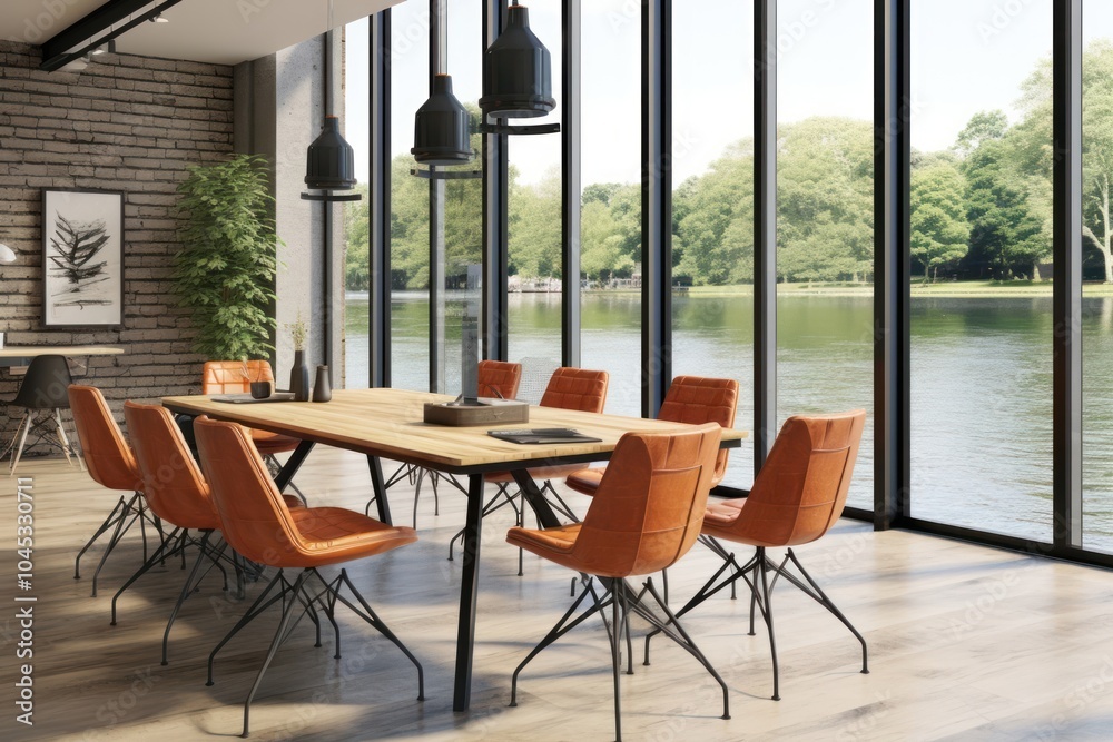 Fototapeta premium Architecture furniture building chair.
