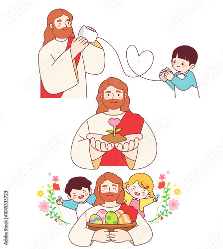 Christ, Jesus, children, Easter, peace, love, faith, prayer, salvation,
