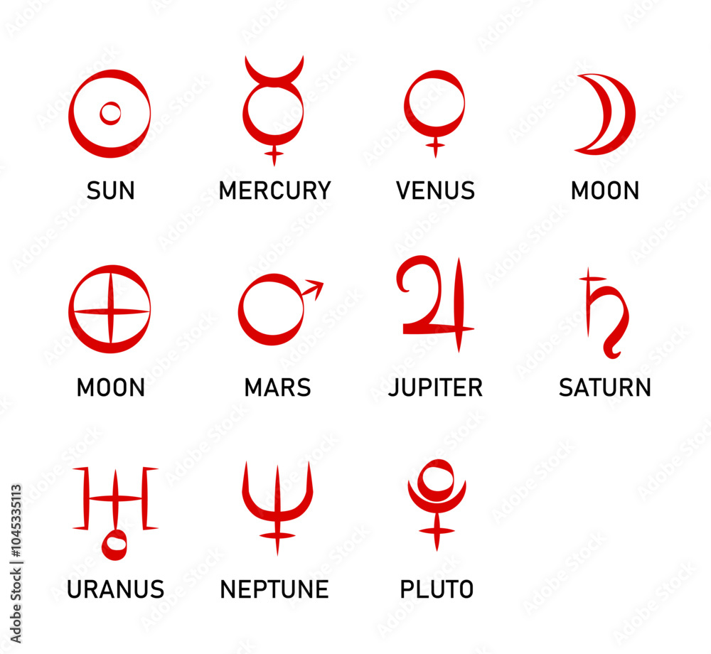 planet symbol
The illustration - set of planet signs in the modern style. set.eps planet symbol
The illustration - set of planet signs in the modern style. set.eps