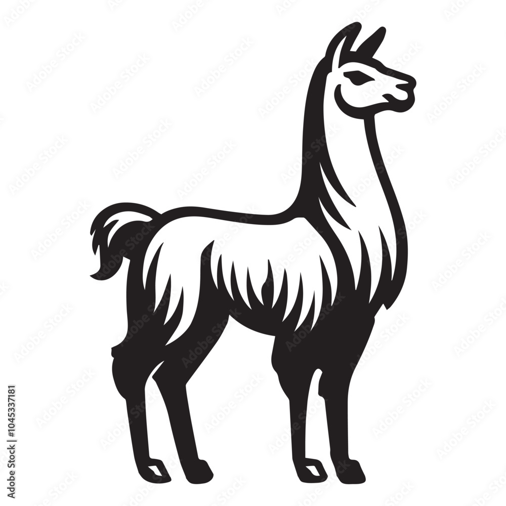 Llama Outline Clipart Design - Lama Glama vector illustration in black and white
Llama Outline Clipart Design - Lama Glama vector illustration in black and white
